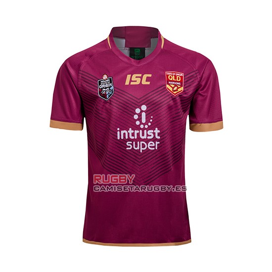 Camiseta Queensland Maroons Rugby 2019 Local